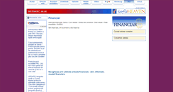 Desktop Screenshot of financiar.info-heaven.ro